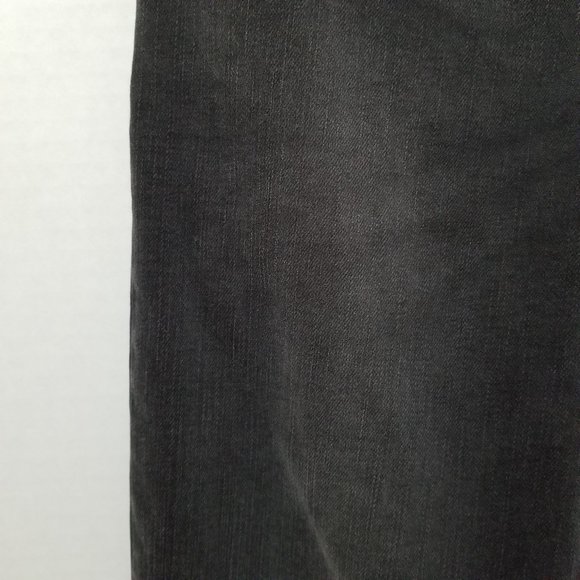 GAP jeans 26 Slim Straight Black Stone Wash denim stretch - Picture 5 of 15